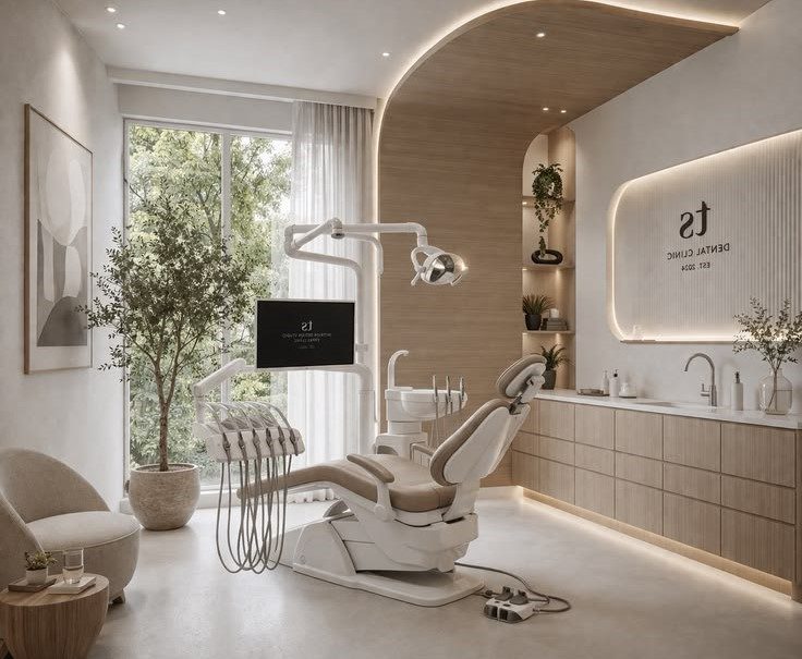 طراحی مطب دندانپزشکی کوچک